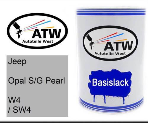 Jeep, Opal S/G Pearl, W4 / SW4: 500ml Lackdose, von ATW Autoteile West.